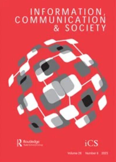 Information, Communication, and Society, 2021: &quot;Making sense of algorithmic profiling: user perceptions on Facebook&quot;